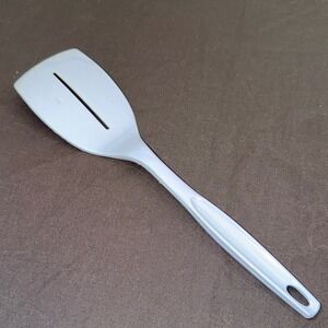 Foley Vintage Slotted Spatula Light Blue Plastic Kitchen Utensil Cooking Serving